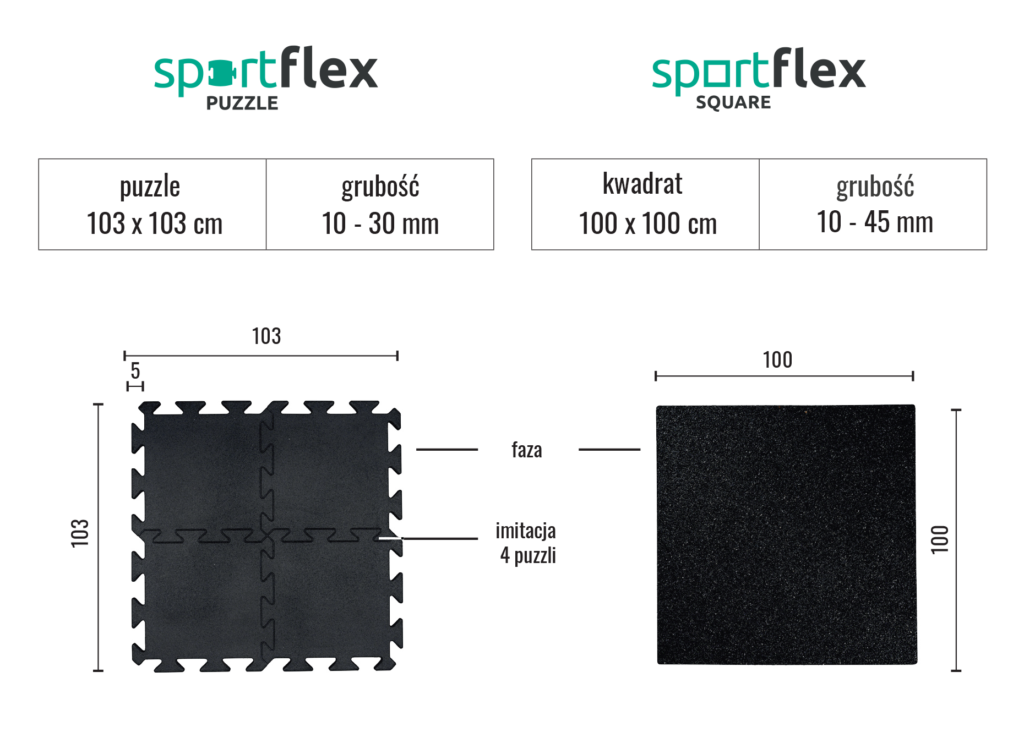 Sportflex - wymiary